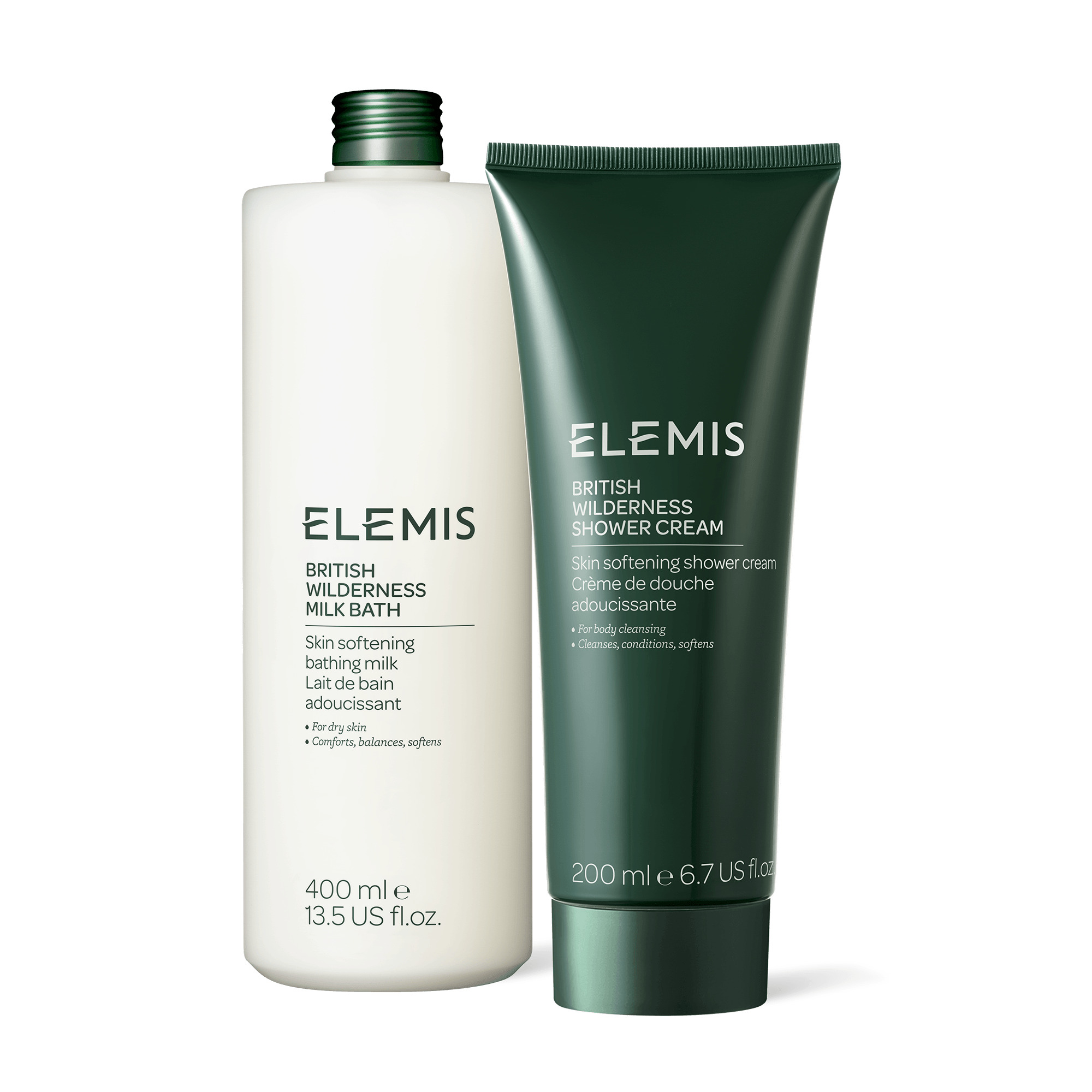 Розслаблюючий дует для ванни та душу Дика природа Британії ELEMIS A Tale of Bath & Body British Wilderness Gift Set